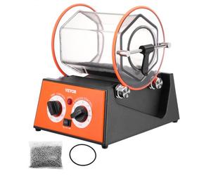 VEVOR Máquina Pulidora De Joyas con Vaso Giratorio 5kg 60W Pulidora de Joyas de 5 Velocidades 0-60 min Pulidora de Tambor Giratorio Ajustable Acción Bidireccional para Pulir Piedra Roca Hierro Joyero