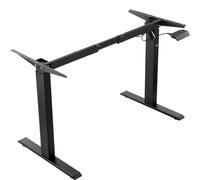 VEVOR Marco de Escritorio de Pie Altura Ajustable 70-117 cm Patas Eléctricas para Escritorio Longitud de 90-135 cm Base Ergonómica para Estación de Trabajo para Hogar, Oficina, Solo Marco, Negro