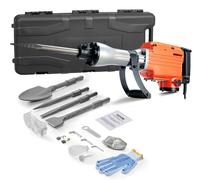 VEVOR Martillo demoledor para hormigón, 2200W, martillo eléctrico, 2 brocas, kit de 4 puntas