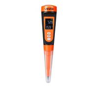 VEVOR Medidor de pH para Alimentos, Rango de Medición 0-14 de Alta Precisión, a Prueba de Agua IP68, Compensación Automática de Temperatura, pHmetro para Fermentación Masa de Pan Carne Agria Queso