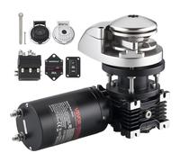 VEVOR Molinete de Ancla Eléctrico, 12 V CC, para Barco de 6 a 11 m, Tracción Máxima de 320 kg, 600 W, Compatible con Cadena de 6,35 mm o Cuerda de Nailon de 14 y 16 mm, Acero Inoxidable 316