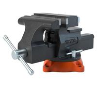 VEVOR: Mordaza de 16,7 cm, base de martillo, giratoria 360°, para bancos de trabajo, apta para diámetros de 1,5-7 cm