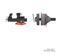VEVOR, mordaza para banco de trabajo de 6,5 pulgadas, fabricada en hierro dúctil resistente, base giratoria de 360 grados, 6,5 pulgadas
