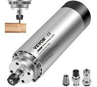 VEVOR Motor de Husillo Refrigerado por Aire de 1,5 KW Fresado, Motor de Husillo Refrigerado por Viento de 220 V, Motor de Giro Refrigeración por Aire 400 Hz Diámetro de 65 X 205 mm de Alta Potencia