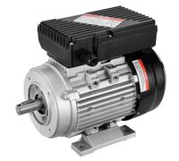 VEVOR Motor eléctrico 0.75KW 2850 rpm, AC 220~240V 5.15A, 80, marco B34, motor de compresor de aire monofásico, eje con llave de 19 mm, rotación CW/CCW para maquinaria agrícola y equipo general