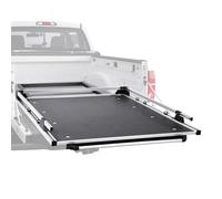 VEVOR Organizador Deslizante para Caja de Camioneta 1600 x 1194 mm con Capacidad de 453,6 kg, Cuenta con 6 Anillos Móviles para Asegurar, Bandeja Deslizable de 2 Posiciones para Camionetas, Negro