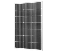VEVOR Panel Solar Monocristalino de 100 W e Conversión ≥23 %, con Salida MC4 Estable y Marco de Aluminio, Resistente al Agua IP65 para Coches, Barcos, Autocaravanas y Techos Planos