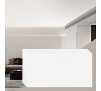 VEVOR Paneles de Techo de Poliestireno 10 Piezas Paneles de Techo de Plástico para Pegar 605x1213 mm Instalación Fácil Revestimiento de Techo de Sótano para Decoración del Hogar, Oficina, Blanco