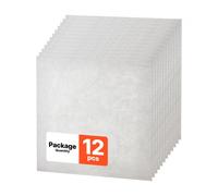 VEVOR Paneles de Techo de PVC 605 x 605 mm 12 Piezas, Baldosas Decorativas, Placas de Techo, Tablero de Espuma con Sistema de Rejilla, Resistente al Agua y Manchas, para Baño, Hogar, Oficina y Cocina