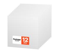 VEVOR Paneles de Techo de PVC 605 x 605 mm 12 Piezas, Baldosas Decorativas, Tablero de Espuma, Placas de Techo con Sistema de Rejilla, Resistente al Agua y Manchas, para Oficina, Cocina, Hogar y Baño