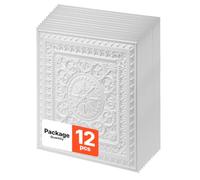 VEVOR Paneles de Techo de PVC 605 x 605 mm Paquete de 12 Piezas | Placas de Techo, Baldosas Decorativas con Diseño Geométrico 3D, Resistentes al Agua y a las Manchas, Cocina, Oficina y Baño