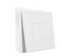 VEVOR - Paneles para techo, paquete de 12, 24 x 24 pulgadas, paneles para techo suspendido, láminas de PVC de primera calidad, fácil instalación/corte, paneles de plástico para techo pegados, revestim