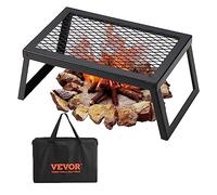 VEVOR Parrilla Plegable para Fogata 458x305x205mm Portátil de Acero para Fuego de Campamento Equipo de Cocina Con Bolsa de Transporte Con Patas para Cocinar al Aire Libre