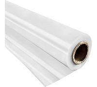 VEVOR Película de Polietileno para Invernadero, Dimensión de 2,5 x 7,6 m Invernadero Plástico Transparente, Espesor de 0,15 mm Paño Anticongelante para Plantas, Fácil de Bricolaje para Agricultura