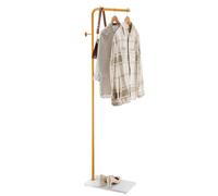 VEVOR Perchero de Pie con Base de Cuarzo y 3 Ganchos Redondos, en Forma 7, Ideal para Entrada, Dormitorio y Sala de Estar, Elegante Perchero para Abrigos, Sombreros y Bolsos, 450 x 250 x 1700 mm