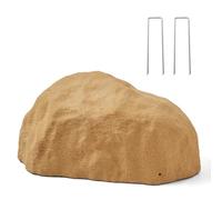 VEVOR Piedra Artificial para Exteriores, Aspecto Realista, Roca Artificial para Paisajismo, Decoración de Jardín, Caseta Transformable, Color Amarillo Arena, 450 x 230 x 210 mm, Tamaño Pequeño