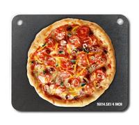 VEVOR Piedra para Pizza 406 x 368 x 6 mm Bandeja de Pizza para Horno Bandeja para Pizza Rectangular de Acero al Carbono Crujiente para Pizza, Pan, Filete, Verduras Frescas o Congeladas, Barbacoa
