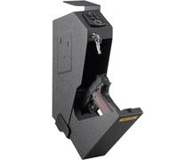 VEVOR Pistola Caja Fuerte de Seguridad Acero, con 2 Llaves y Cerradura de Combinación, Caja de Almacenamiento de Pistola con Teclado Digital, Caja de Arma Portátil con Bóveda de Llave 3,3 kg