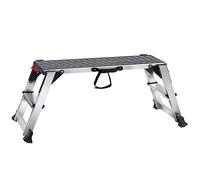 VEVOR Plataforma de Trabajo 200 kg Banco de Trabajo Plegable 100 x 30 x 48,7 cm Peldaños de Aluminio Pies Antideslizantes Mesa de Trabajo para Lavado de Vehículos Pintura Decoración