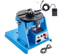 VEVOR Posicionador de soldadura rotativo 10 kg, placa giratoria de posicionamiento 0-90° Mandril de torno de 3 mordazas, máquina de posición portátil 1-12 RPM 20 W para cortar, rectificar, ensamblar