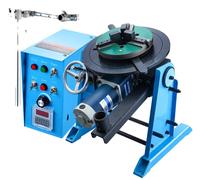 VEVOR, posicionador rotatorio para soldadura de 50 kg, mesa giratoria para posicionamiento de soldadura de 0-90°, velocidad de 0,5-6 RPM, 120W, con mandril de 12,4 pulgadas de 3 mordazas y soporte par