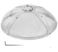 VEVOR - Protector contra chispas para braseros, φ508 x 160 mm. Rejilla para braseros, protector contra chispas, campana de acero inoxidable con orificios de malla de 2 mm. Ideal para braseros, chimene