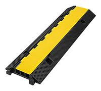 VEVOR Protector de Cables 3 Canales para Suelo Capacidad de Cargo10T Pasacables Suelo 40,2" x11,4 x2,2 Canaleta Cables Suelo El Reductor de Velocidad para Protección de Cables Eléctricos