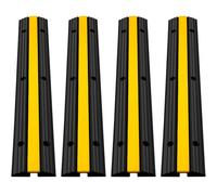 VEVOR Protector de Cables para Suelo Carga de 8164 kg Pasacables Suelo 102 x 15,5 x 3 cm Canaleta Cables Suelo el Reductor de Velocidad para Protección de Cables Eléctricos