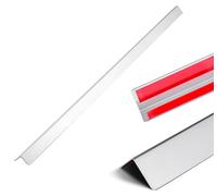 VEVOR, protector de esquina para pared, 38 x 38 x 1217 mm, pack de 10 unidades. Perfil de esquina, protector de borde de acero inoxidable, protector de pared, con cinta adhesiva 3M, ángulo de 90 grado