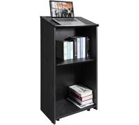 VEVOR - Púlpito de acrílico para escritorio, 19,5 pulgadas de alto. Púlpito de plexiglás de 27" x 13,7". Púlpito de acrílico para escritorio, ideal para iglesias, con superficie inclinada y borde para