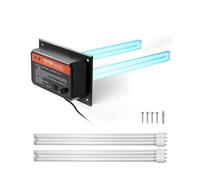 VEVOR Purificador de Aire HVAC Toda la Casa, 72 W, Luz Ultravioleta en Conducto para Conducto Aire Acondicionado, con 2 Bombillas de Repuesto, para Sistemas de Aire Acondicionado, 258 x 156 x 498 mm
