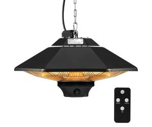 VEVOR, radiador de techo, 2000 W, con mando a distancia, calefactor para uso en interiores y exteriores, radiador protegido con grado de protección IP34, con interruptor de cuerda y cadena ajustable,