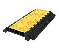 VEVOR Rampa de Protector de Cable 3 Canales Capacidad de Carga 19,958 kg Pasacables Suelo 93 x 49 x 6,8 cm El Reductor de Velocidad para Protección de Cables Eléctricos