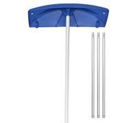 VEVOR, raspador de nieve para tejados, con cuchilla de 60 cm de PP, quitanieves ajustable de 118 a 555 mm con ruedas, herramienta para quitar nieve con mango antideslizante, ideal para eliminar hojas