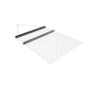 VEVOR Rastrillo de Arrastre de Acero Q235 Rastrillo de Cadena 121,9 x 152,4 cm Accesorios para Tractores UTV para Nivelar Paisajes Césped Duradero para Caminos de Grava, Granjas, Jardines, Negro