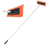 VEVOR Rastrillo de Nieve para Techo 225 - 562 cm con Raspador de 450 mm, Herramienta de Eliminación de Nieve, Mango Antideslizante, Protectoras de Techo con Ruedas para Hojas Caídas, Escombros