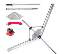 VEVOR Rastrillo para Malezas Acuáticas, Rastrillo para Estanque con Cuerda de 9 m, Ancho de Corte Máximo de 1219 mm, Cuchillas de Acero Afiladas y Resistentes para Espadañas, Carrizos, Nenúfares