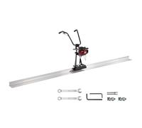 VEVOR Regla de Hormigón, Juego de Barras de Borde Recto para Tablero de Aluminio de 1,2 m, Motor Vibratorio de 4 Tiempos, con Manijas de Altura Ajustable 360°, 6500 RPM, 1220 x 670 x 1060 mm