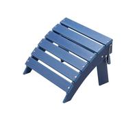 VEVOR Reposapiés Adirondack Plegable de Plástico HDPE de 400 x 480 x 330 mm, Reposapiés Adirondack Resistente a la Intemperie para Silla Adirondack para Porches Exteriores, Césped, Patios, Azul