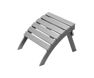 VEVOR Reposapiés Adirondack Plegable de Plástico HDPE de 547 x 480 x 377 mm, Reposapiés Adirondack Resistente a la Intemperie para Silla Adirondack para Porches Exteriores, Césped, Patios, Gris