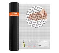 VEVOR Rollo de malla de alambre galvanizado 1220x15240 mm Malla de alambre para pollos calibre 19, malla metálica recubierta de vinilo para cercas de gallineros, cercas de serpientes para conejos