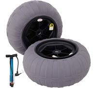 VEVOR Rueda Hinchable Neumático 40,6 cm TPU 176 libras Neumáticos de Ruedas Globo Neumáticos de Ruedas Neumática Llanta Plástico Neumáticos de Carro 7,6 kg Rueda Carretilla Sacos Neumático Carro