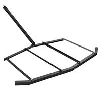VEVOR Schleppegge, 183x198x11 cm. Arado nivelador para césped, fabricado en acero Q235, con sistema de enganche por pasadores, compatible con tractores de jardín y cortacéspedes