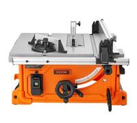VEVOR Sierra Circular de Mesa Capacidad de Corte 625 mm Sierra de Mesa 4400 rpm 1800 W Corte Transversal 85 mm 90° Corte Biselado 60 mm 45° para Corte de Madera Carpintería Taller Interior Exterior