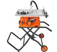 VEVOR Sierra circular de mesa de 4800 rpm, sierra de mesa 1800 W, 85 mm a 90°, sección transversal de 55 mm a 45°, tope en ángulo de -60˚/60˚, ideal para cortar madera y proyectos de carpintería de