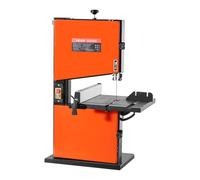 VEVOR Sierra de Cinta para Madera con Motor de 373 W, Altura de Corte de 90 mm, Ancho de Corte de 229 mm, Mesa de Aluminio Fundido de 300 x 300 mm, con Luz de Trabajo de 360°, para Carpintería