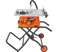 VEVOR Sierra de mesa eléctrica de 1800 W, máquina de corte con capacidad de 625 mm, 4400 RPM, sierra de inglete de 85 mm a 90° y sierra de corte en ángulo de 60 mm a 45°, ideal para madera, carpinterí