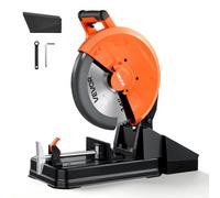 VEVOR Sierra Tronzadora para Corte de Metal 355 mm Corte en Frío 3500 W | para Construcción, Fabricación, Soldadura, Velocidad Ajustable 750-1200 r/min, Rango de Inglete +/- 45°, Motor sin Escobillas