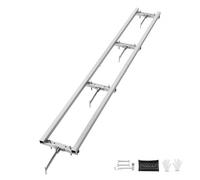 VEVOR Sistema de Guía de Riel de Molino Guía de Fresado de 2,7 m 4 Kits de Barra Transversal Sistema de Riel de Aserradero de Aluminio Funciona con Aserraderos de Cadena para Carpinteros de Molinos