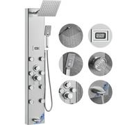 VEVOR Sistema de panel de ducha 6 modos Pantalla digital Acero inoxidable